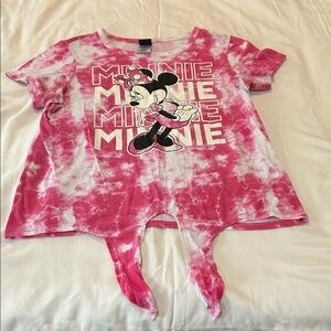 Pink Tie-Dye Minnie Mouse T-Shirt